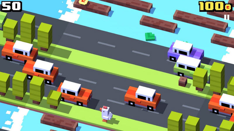 crossy road screenshot