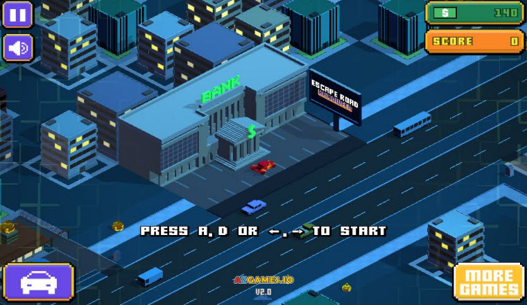 escape road halloween screenshot