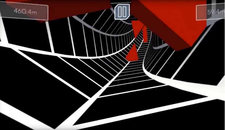 tunnel rush game screenshot